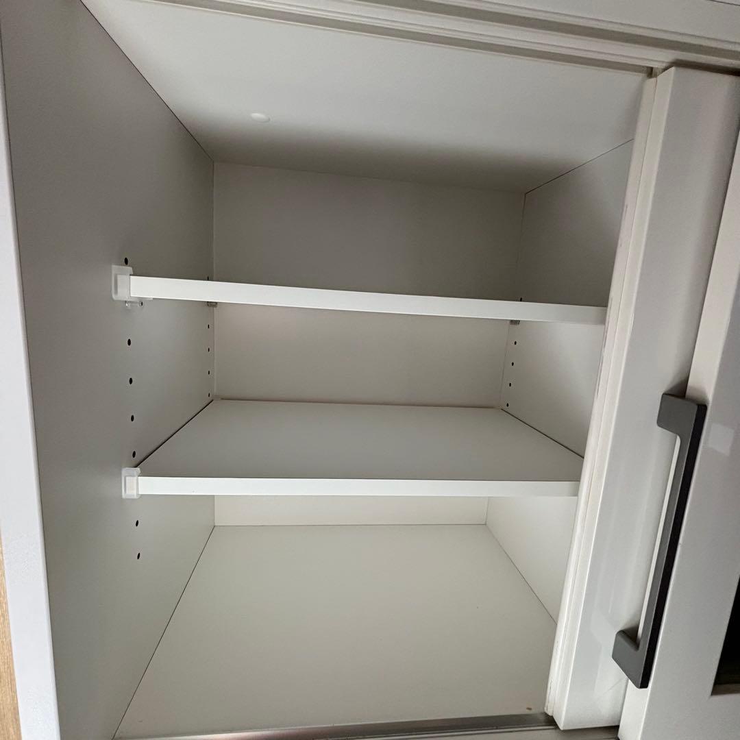 美品 たのめる便 ニトリ キッチンボード レジューム幅90 収納棚