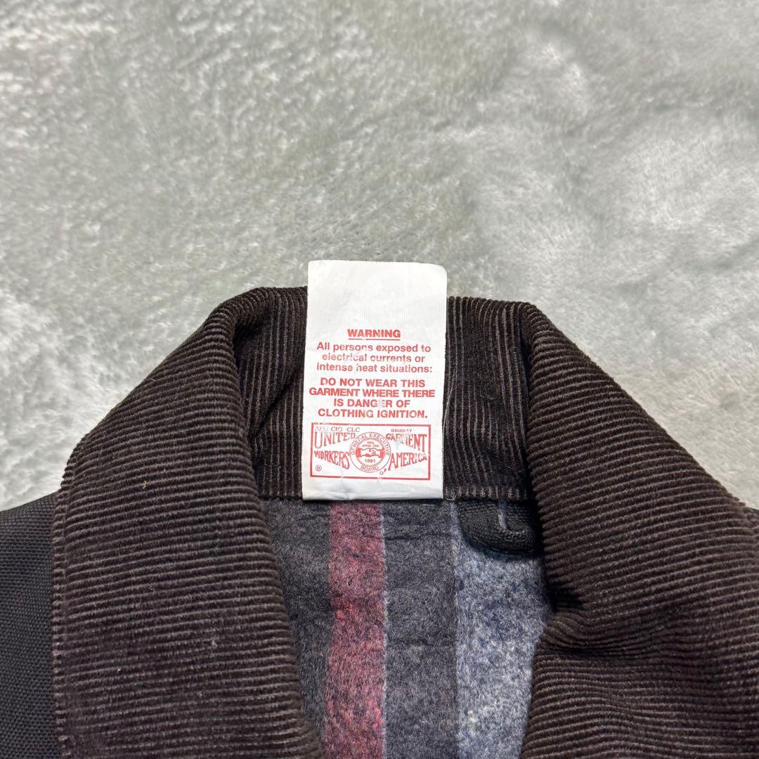 【ミント】90s USA製 carhartt ミシガンチョアコート ブラック