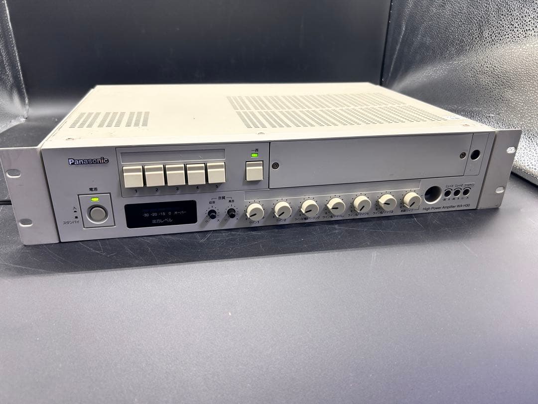 Panasonic ハイパワーアンプ WA-H30 動作確認済み 業務用アンプ