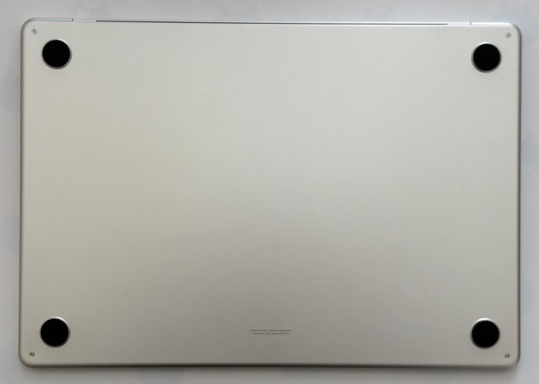 MacBookAir 15インチ M2 256GB メモリ16GB BT100％
