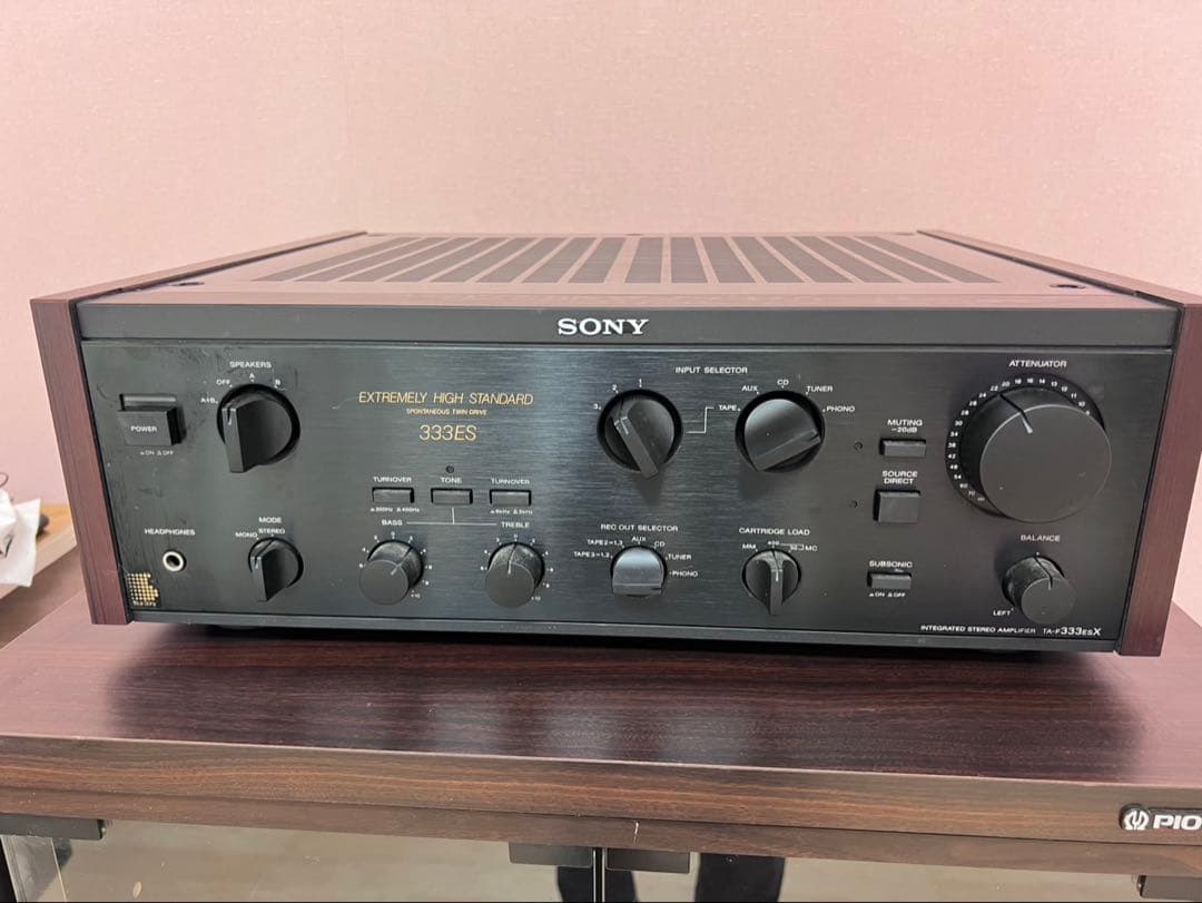 SONY 333ES アンプ EXTREME HIGH SENSITIVITY