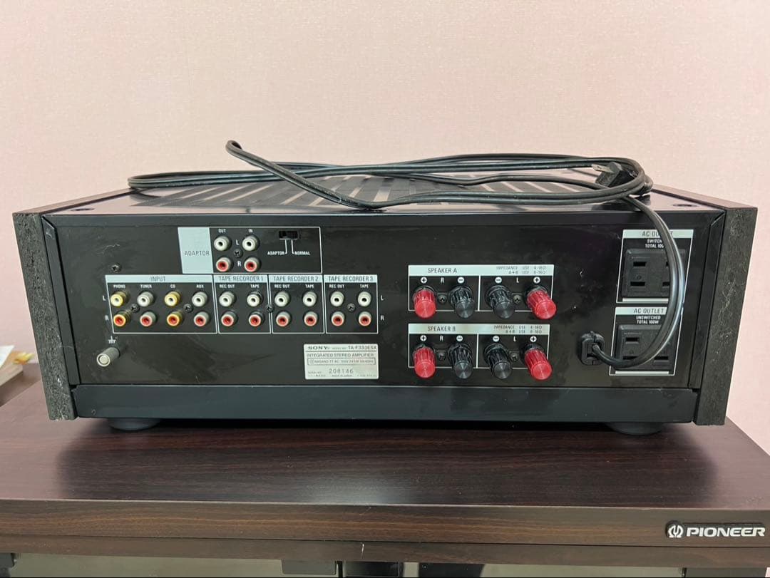 SONY 333ES アンプ EXTREME HIGH SENSITIVITY