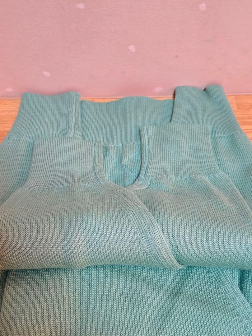 #1864 BALLANTYNE 長袖カーディガン 42インチ ミントグリーン