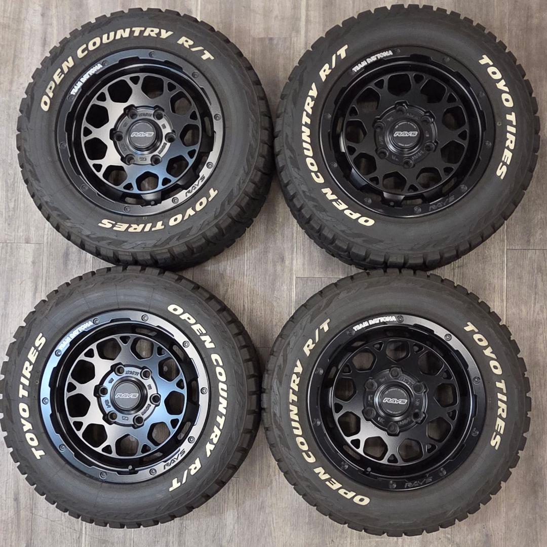 トーヨータイヤ オープンカントリー RAYS チームデイトナ 4本セット