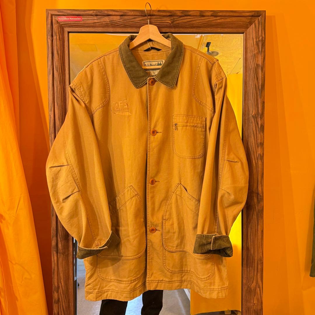 90s L.L.Bean ヴィンテージエルエルビーン　ベージュ カバーオール