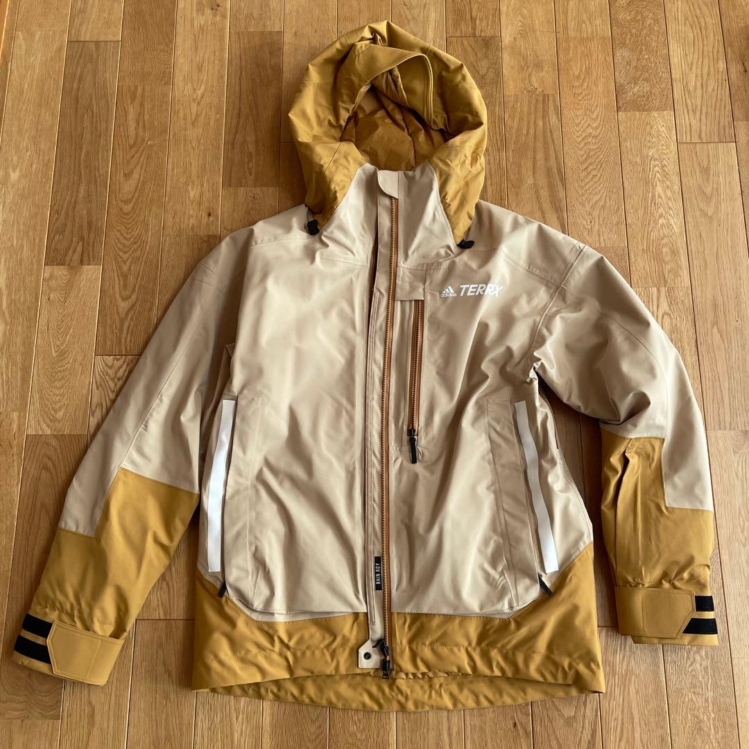 adidas TERREX スキージャケット ベージュ/ブラウン