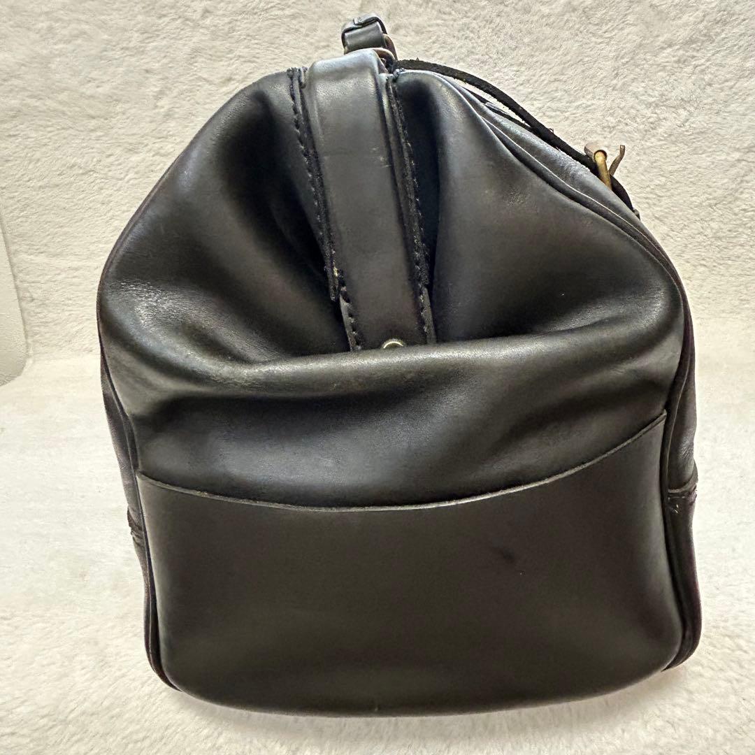 HERZ ヘルツ Lサイズ ボストンバッグ 口枠　ブラック