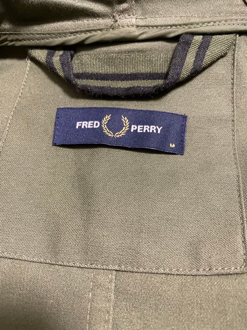 FRED PERRY 3WAY コート インナーダウン、ファー付き