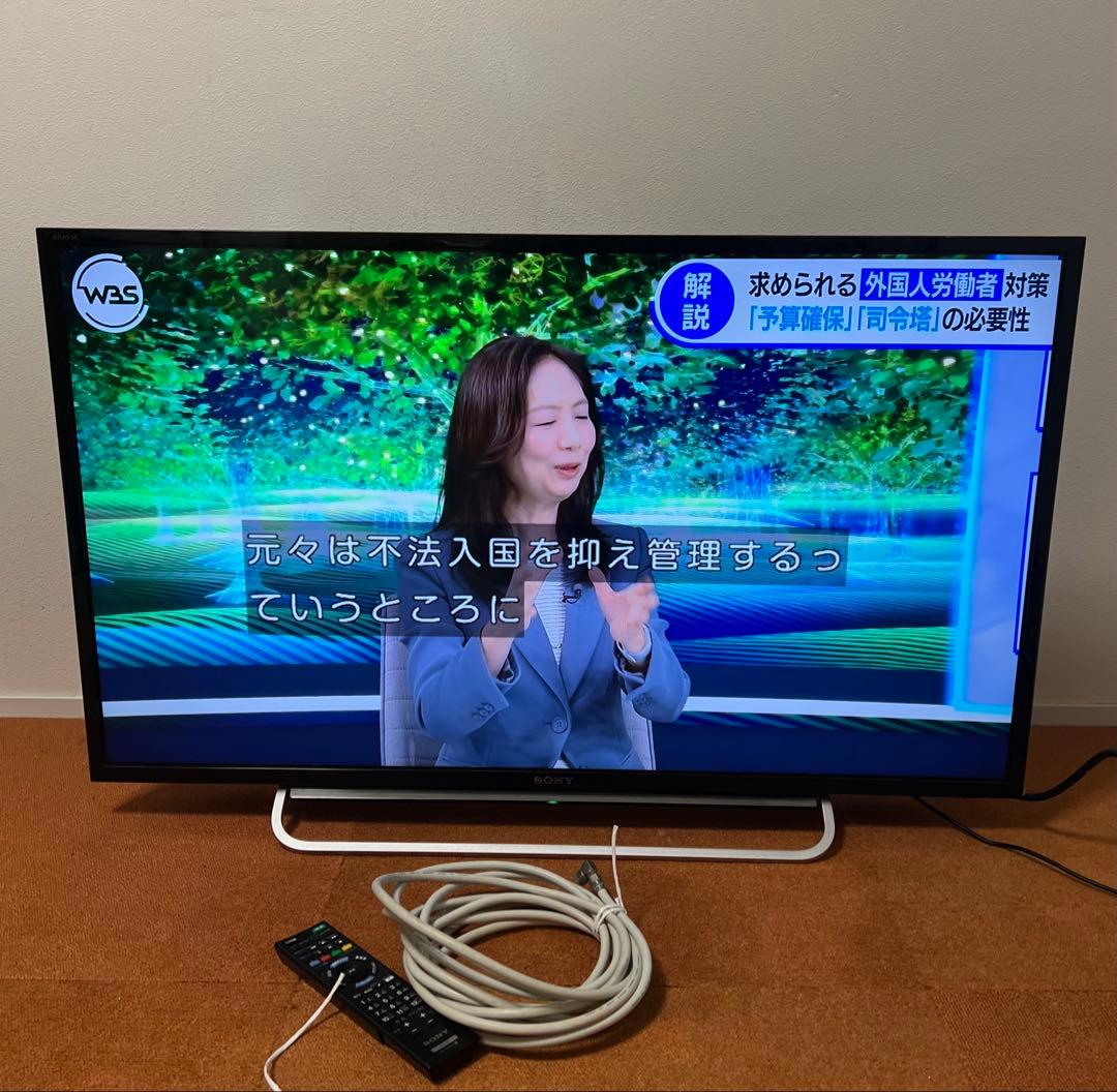 ソニー 40V型 液晶テレビ KDL-40W600B 無線LAN搭載・動画アプリ
