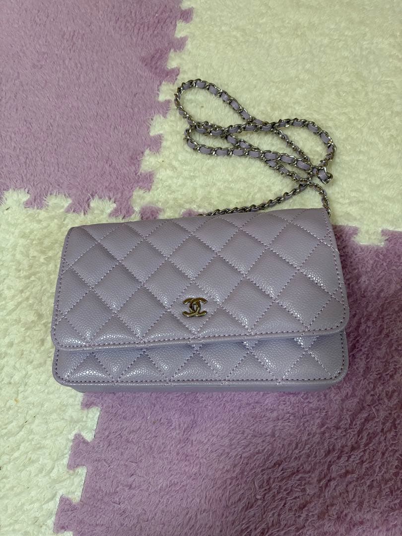 CHANEL ノベルティ ウォレットチェーンショルダーバッグ