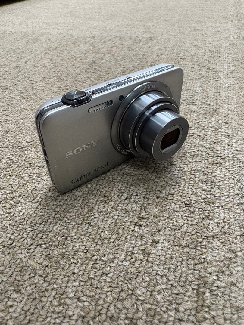 【美品】ソニー SONY DSC-WX7 コンデジ シルバー 動作品 純正品