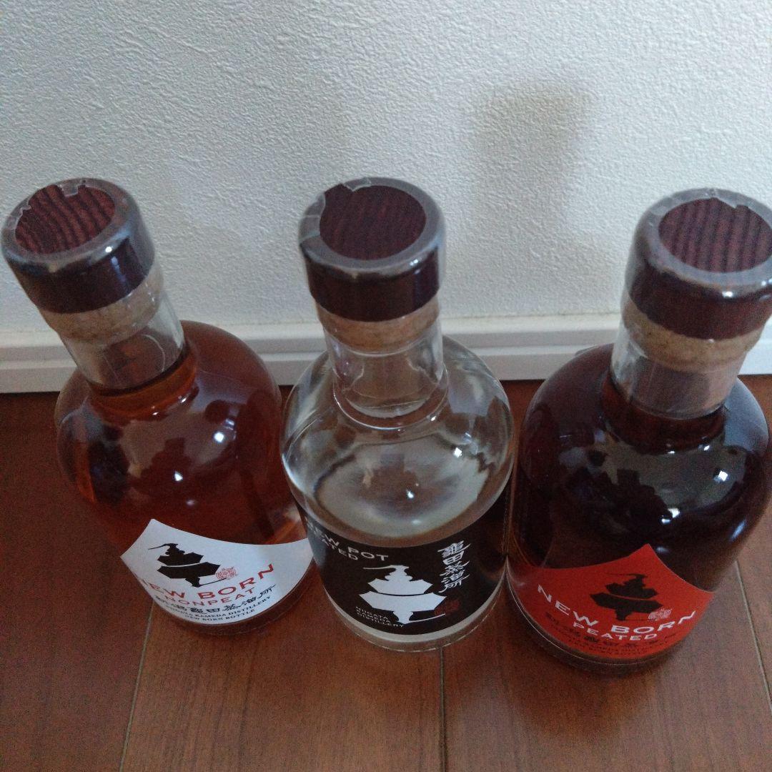 新潟亀田蒸留所 亀田ウイスキー ３本セット ニューポット