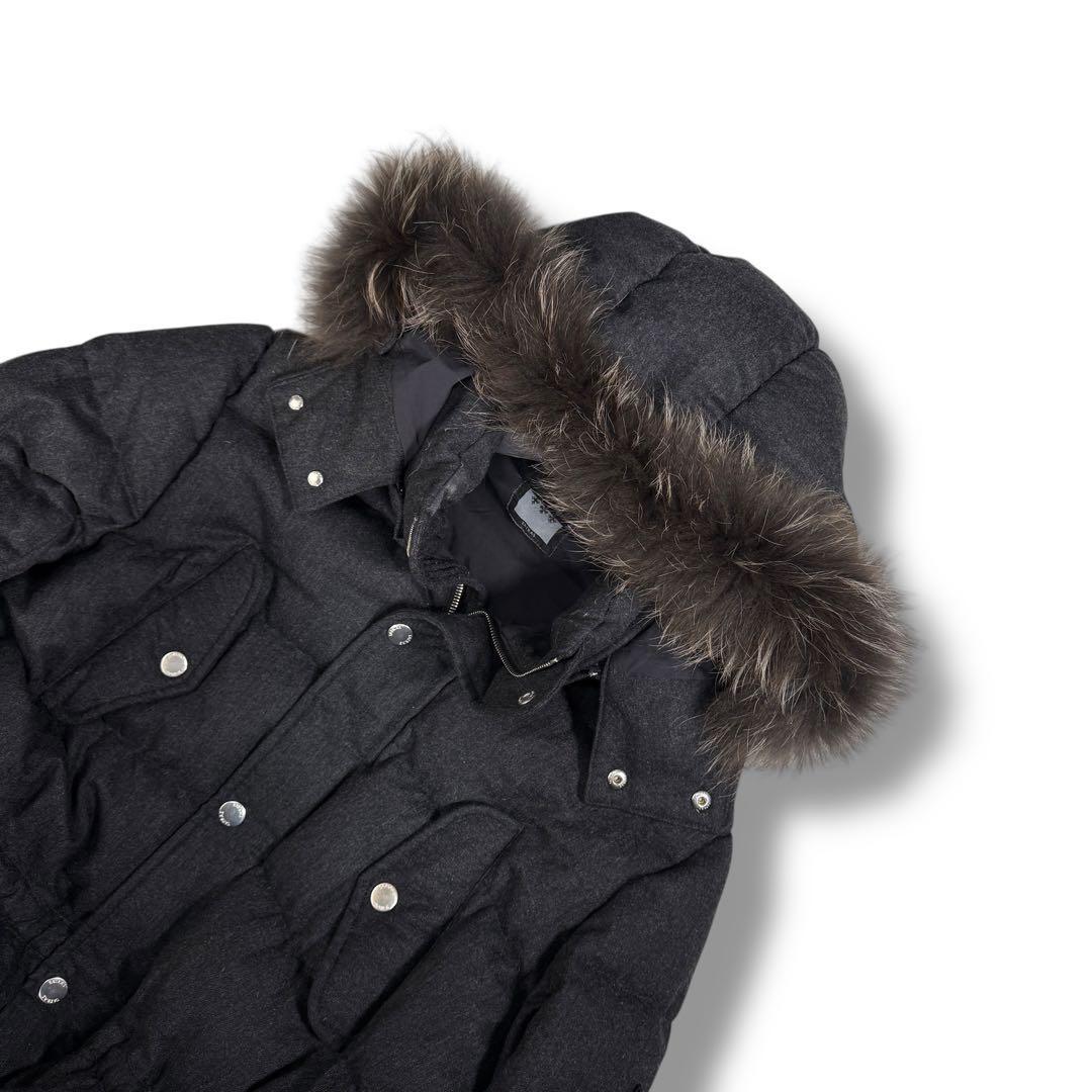 美品 TATRAS BIONDI カシミヤ混 3way ダウンジャケット XXL