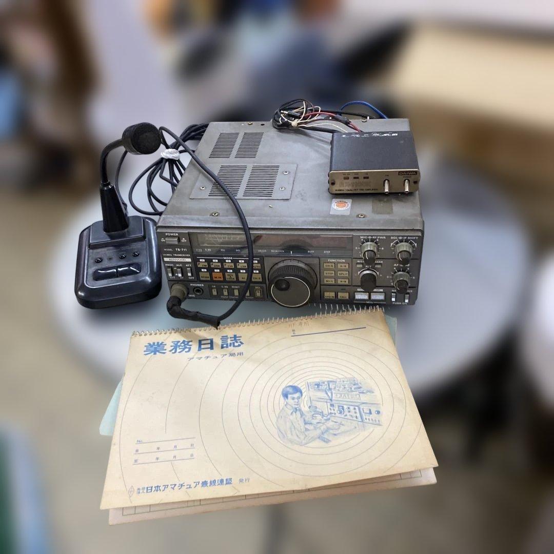 O KENWOOD 無線機　アドニスマイク　Daiwa受信機アンプ　セット