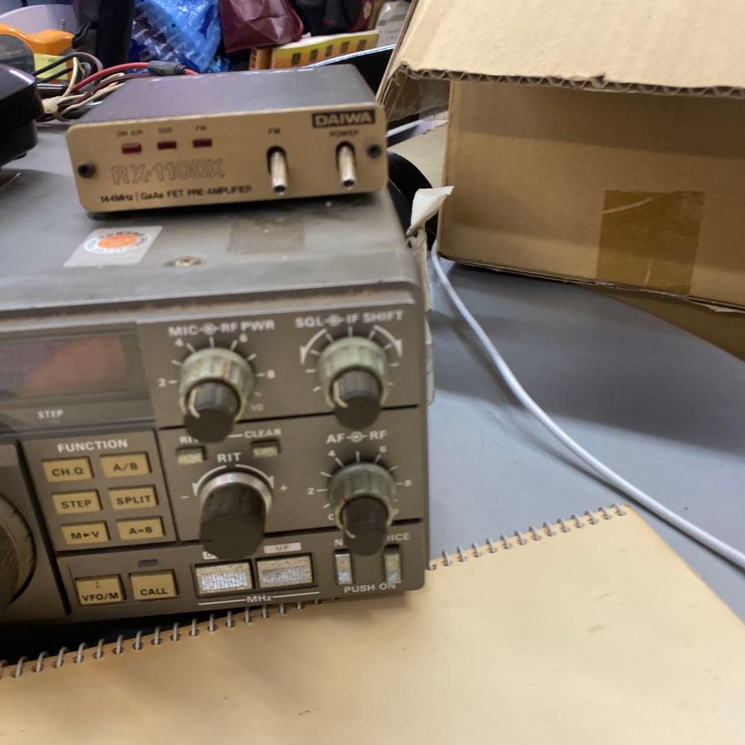 O KENWOOD 無線機　アドニスマイク　Daiwa受信機アンプ　セット