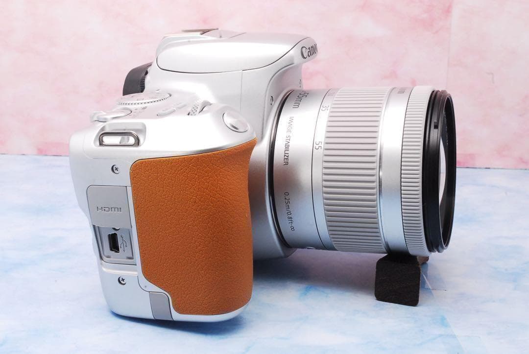 Canon kiss X9☆シルバー☆一眼レフカメラ★高性能STM＆超望遠