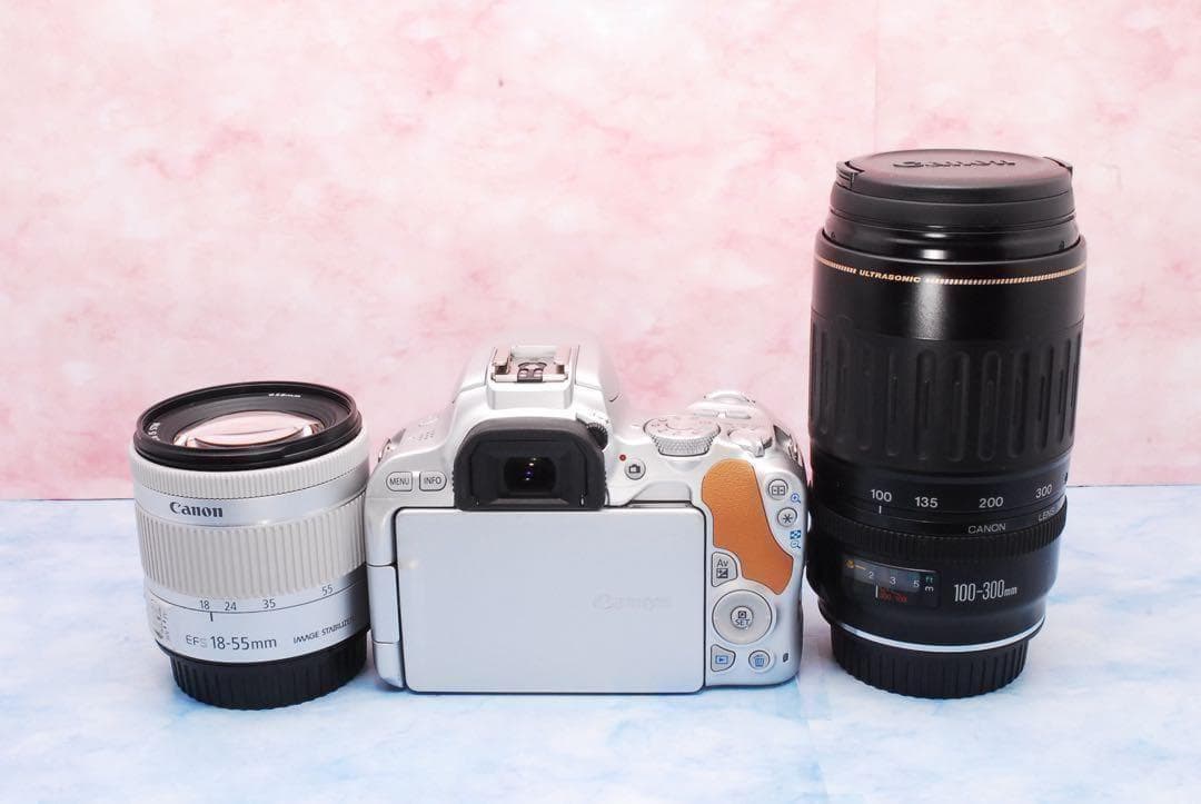 Canon kiss X9☆シルバー☆一眼レフカメラ★高性能STM＆超望遠