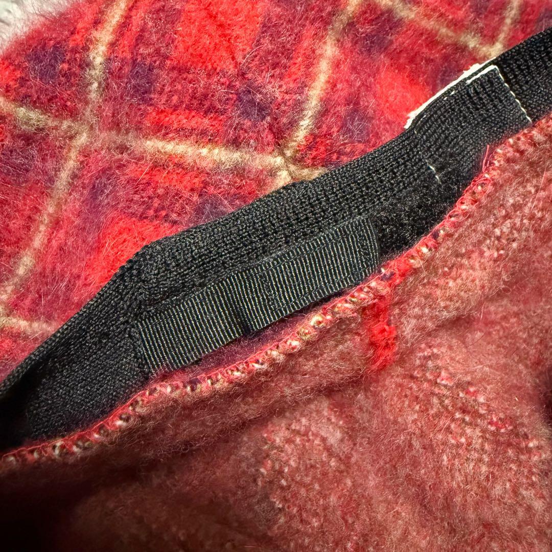 Vivienne Westwood 赤系チェック ベレー帽