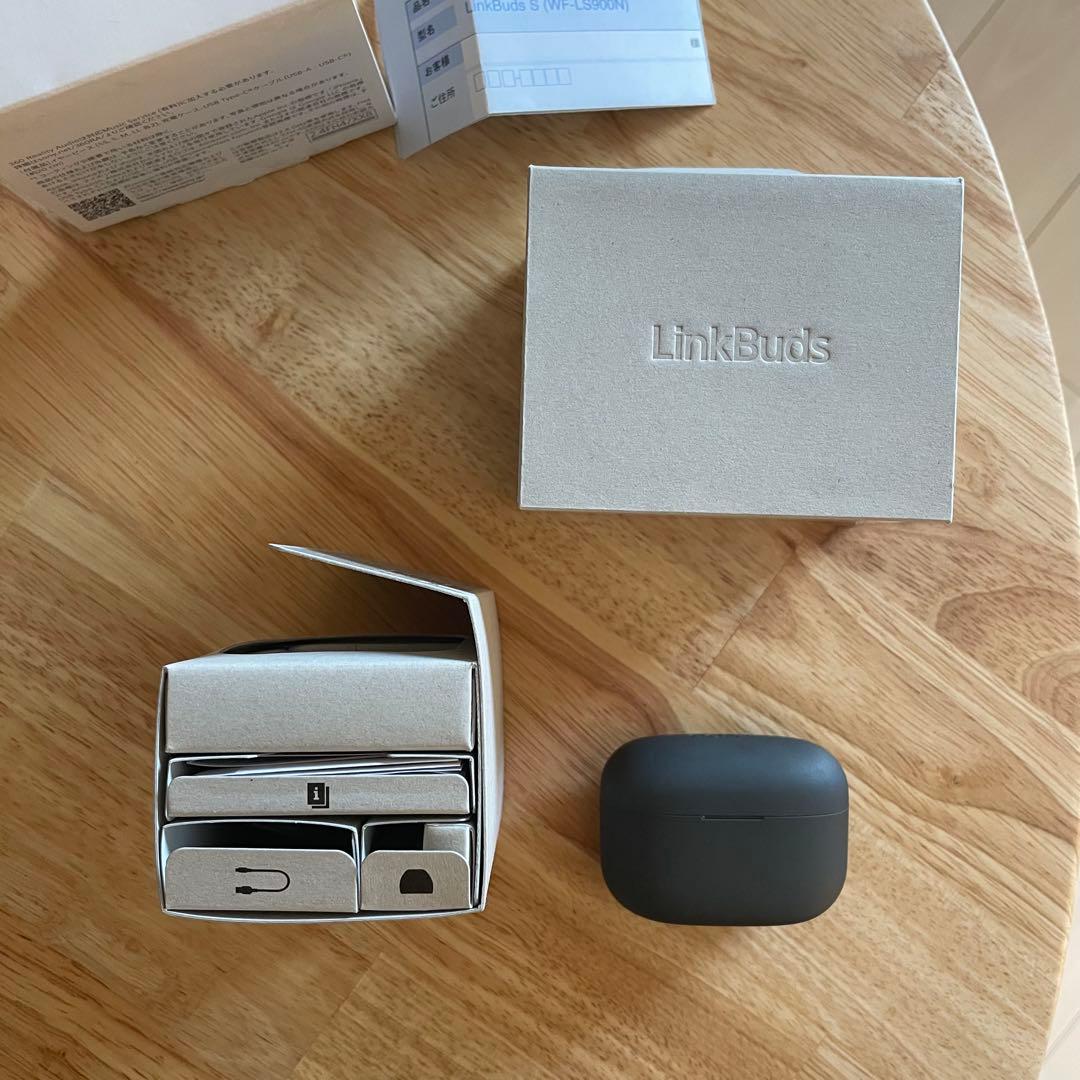 SONY LinkBuds S ワイヤレスイヤホン ブラック 付属品完備