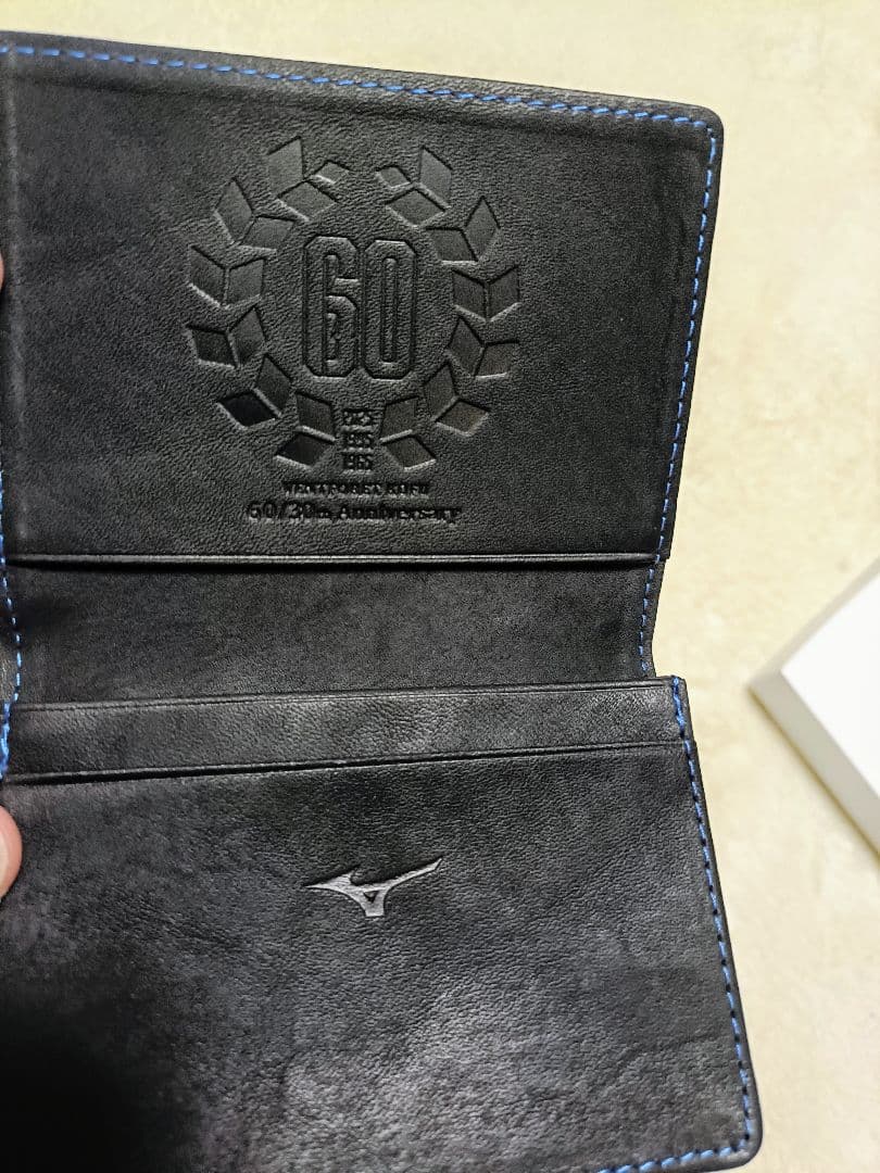 ヴァンフォーレ甲府　 クラブ60周年記念 名刺入れ　ミズノ　牛革　非売品