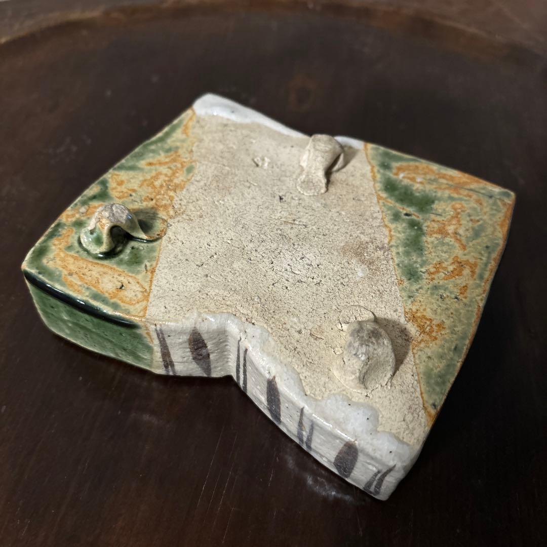 時代織部　向付け　美濃　瀬戸　古美術　茶道具　懐石　酒器　志野　唐津　備前　李朝