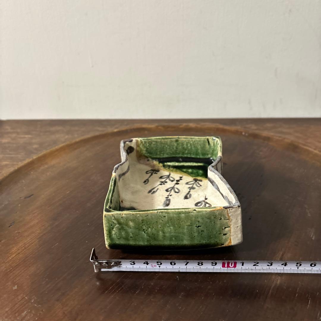 時代織部　向付け　美濃　瀬戸　古美術　茶道具　懐石　酒器　志野　唐津　備前　李朝