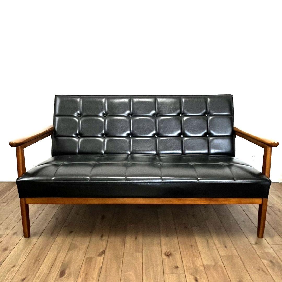 正規品 カリモク 60 Kチェアー 2ソファー 黒