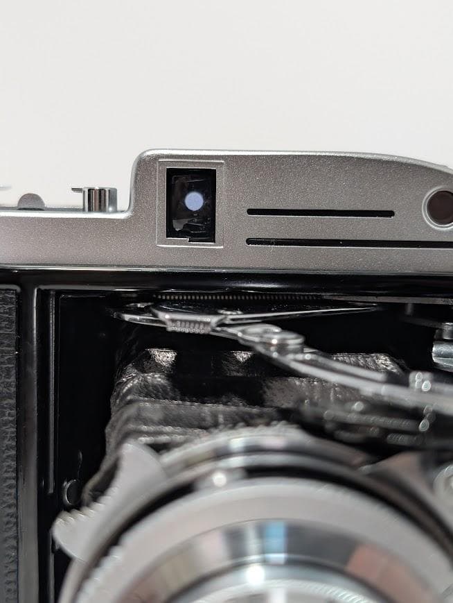 【整備品・美品】 KONICA 小西六 Pearl Ⅲ 蛇腹 中判フィルムカメラ