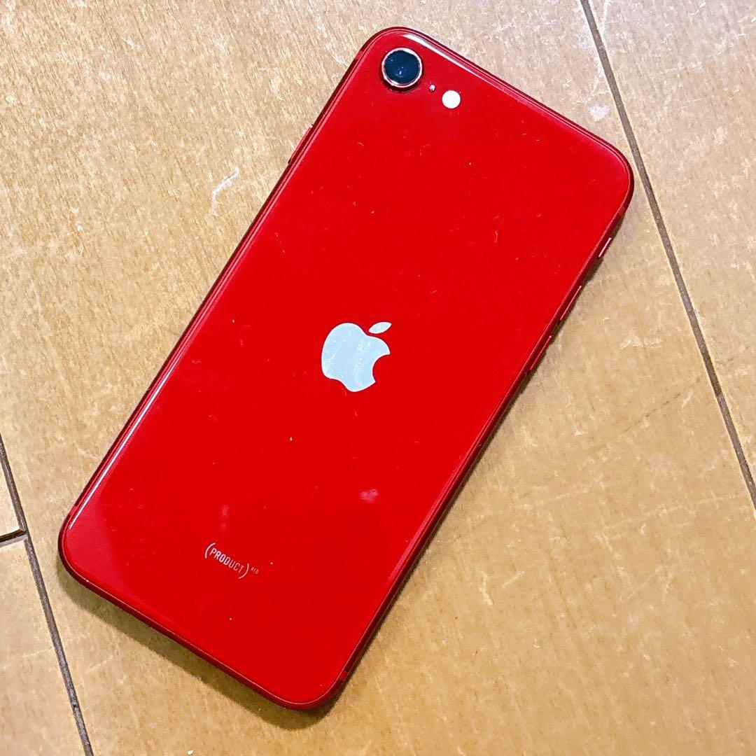 iPhoneSE 第三世代 (PRODUCT)RED 128GB、付属品付き