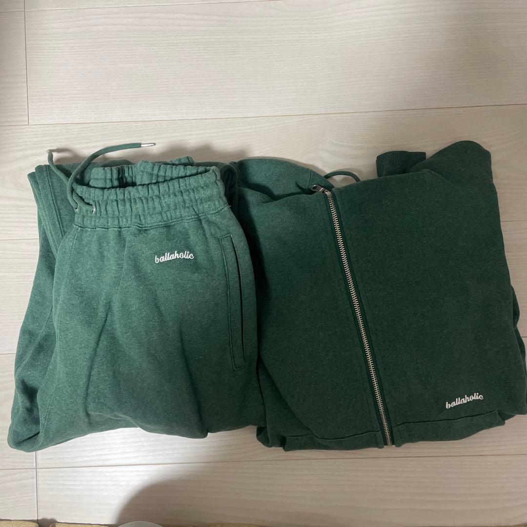 ballaholic グリーン 上下セット