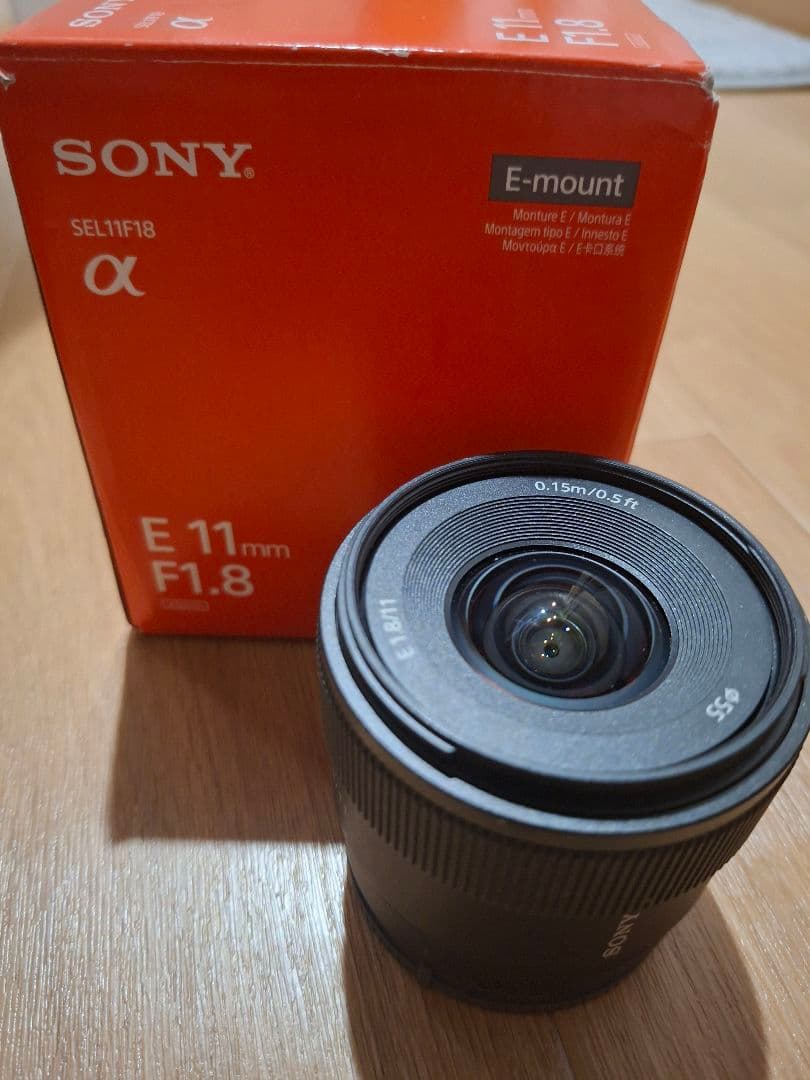 レンズ(単焦点) SONY E 11mm F1.8 SEL11F18