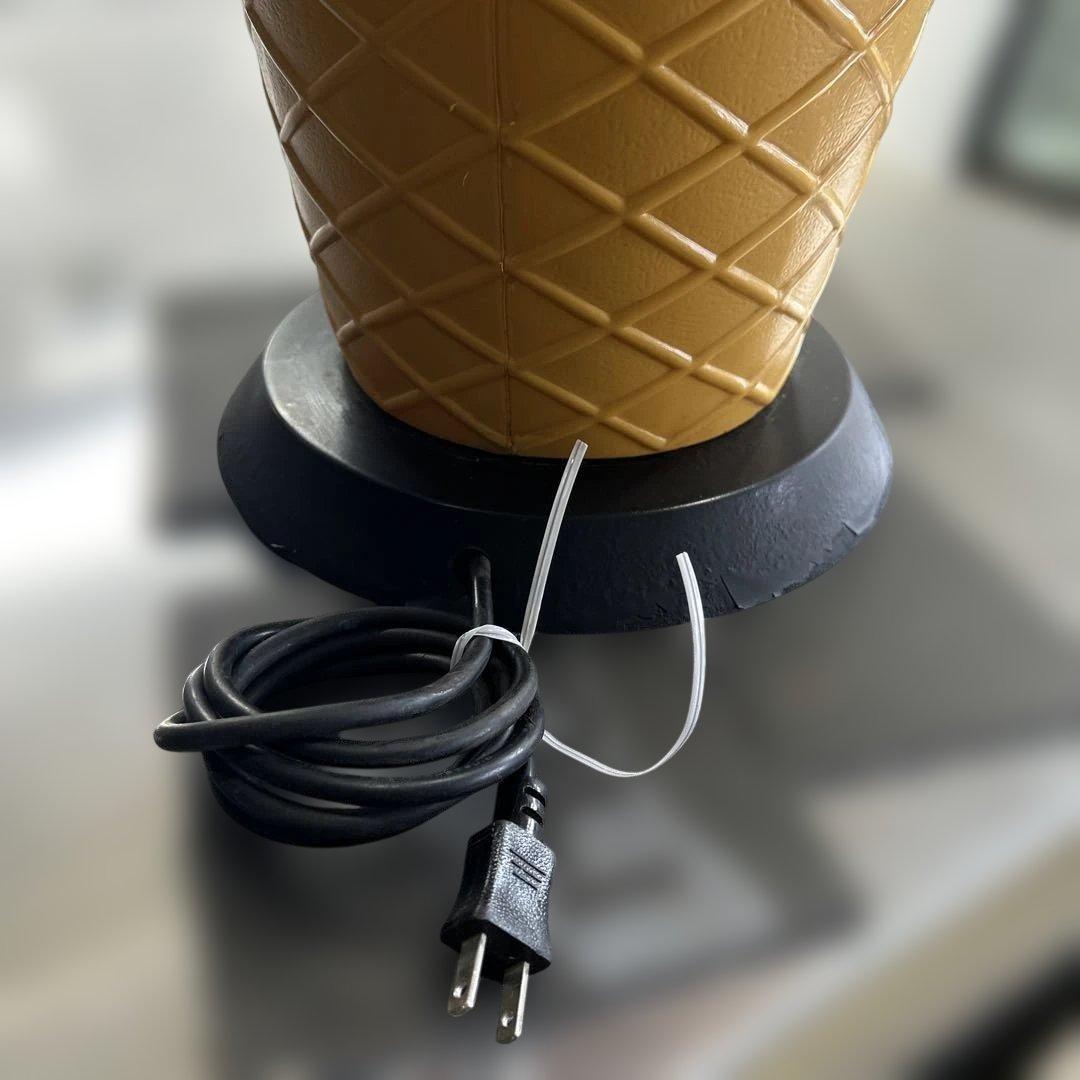 6294【割れ、黄ばみなし程度良好】業務用ソフトクリームライト レトロ 約95㎝