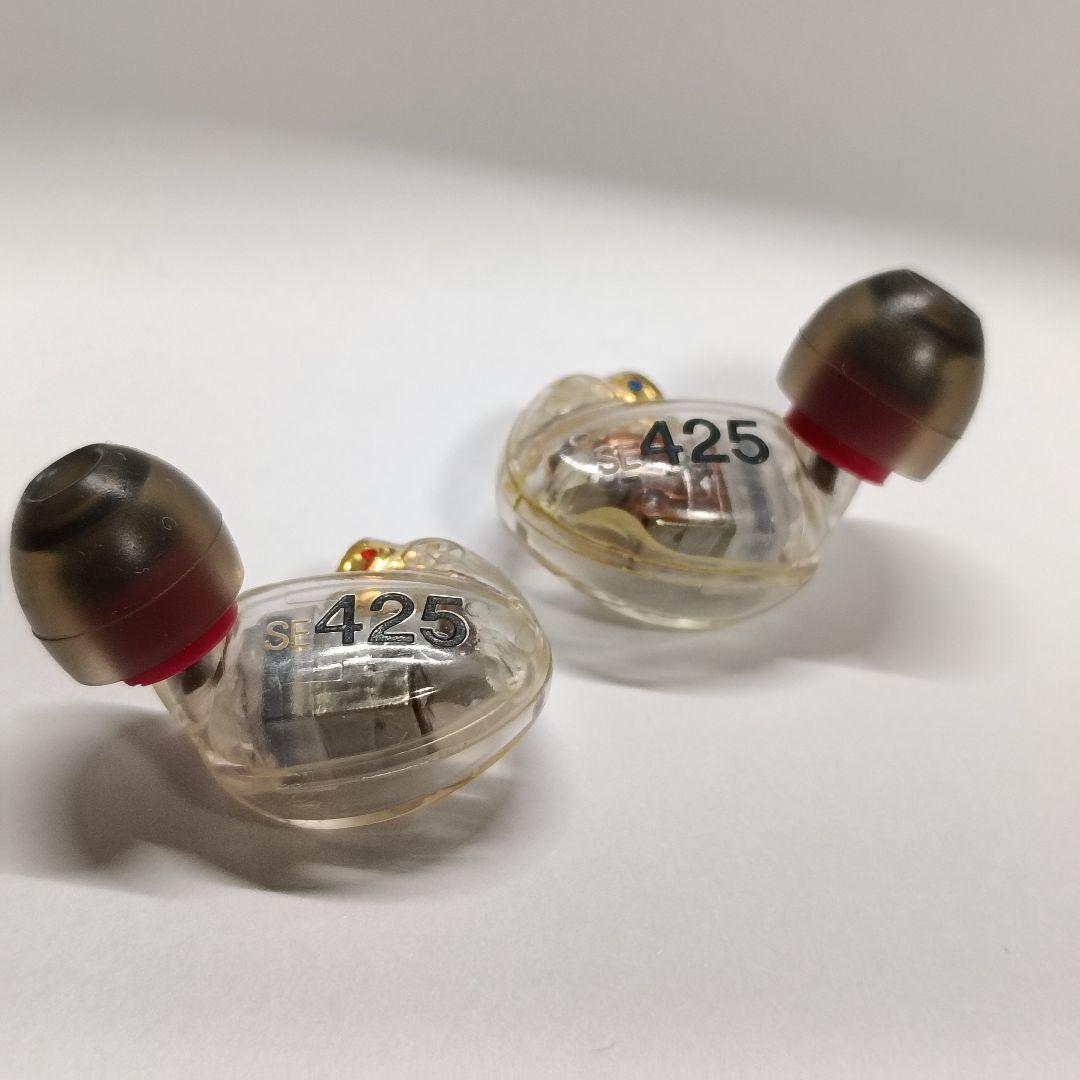 SE425 有線イヤホン クリア MMCX ケーブル無し