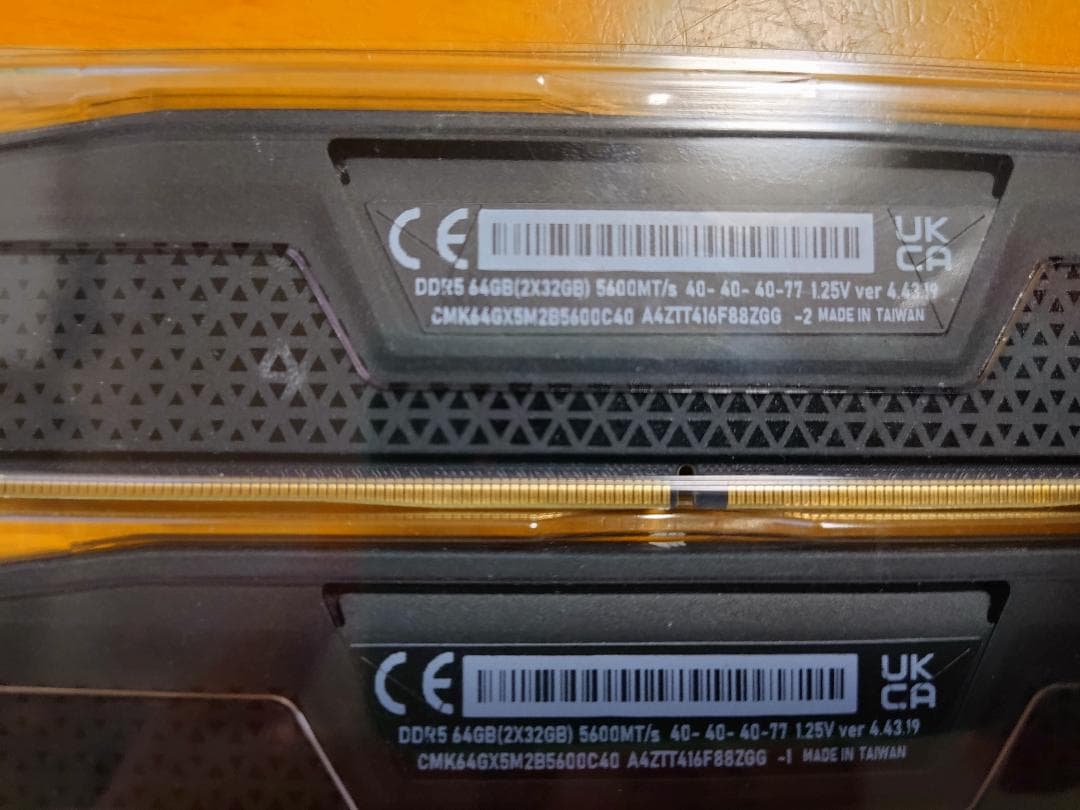 CORSAIR 64GB(32GB×2) DDR5-5600MHz