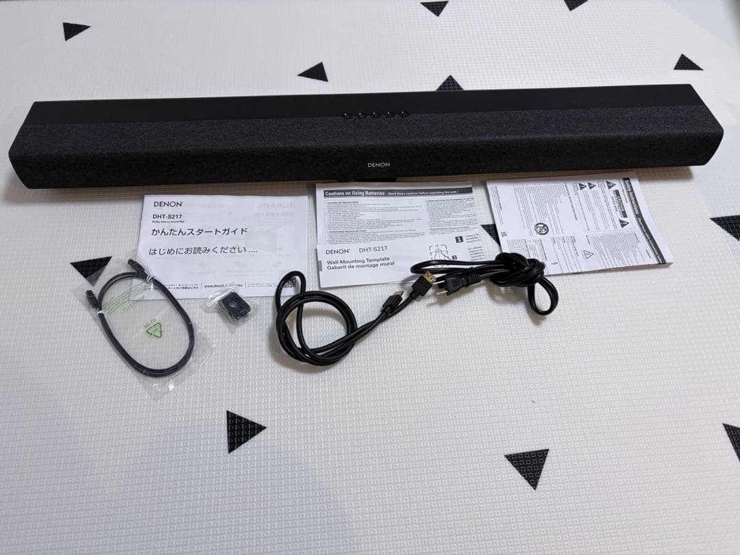 【美品】DENON サウンドバー スピーカー DHT-S217 2023年製