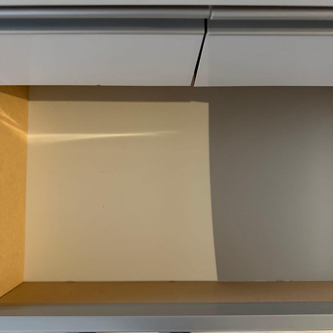 闇*ト様 ディノス　ホワイト 5段チェスト