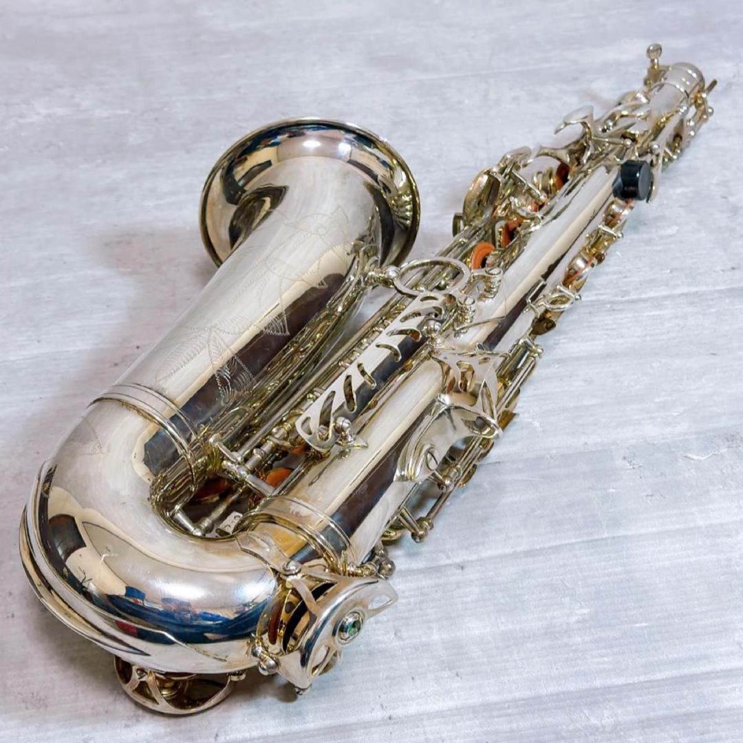 Heinrich アルトサックス シルバー 管楽器 ケース付属 彫刻