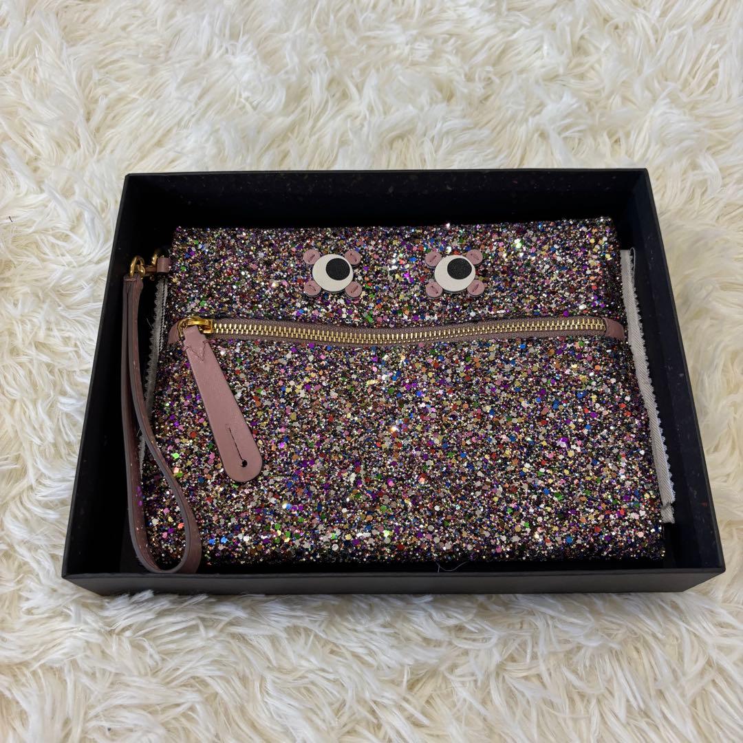 Akimako_アニヤハインドマーチ アイズ クラッチバッグ スパンコール