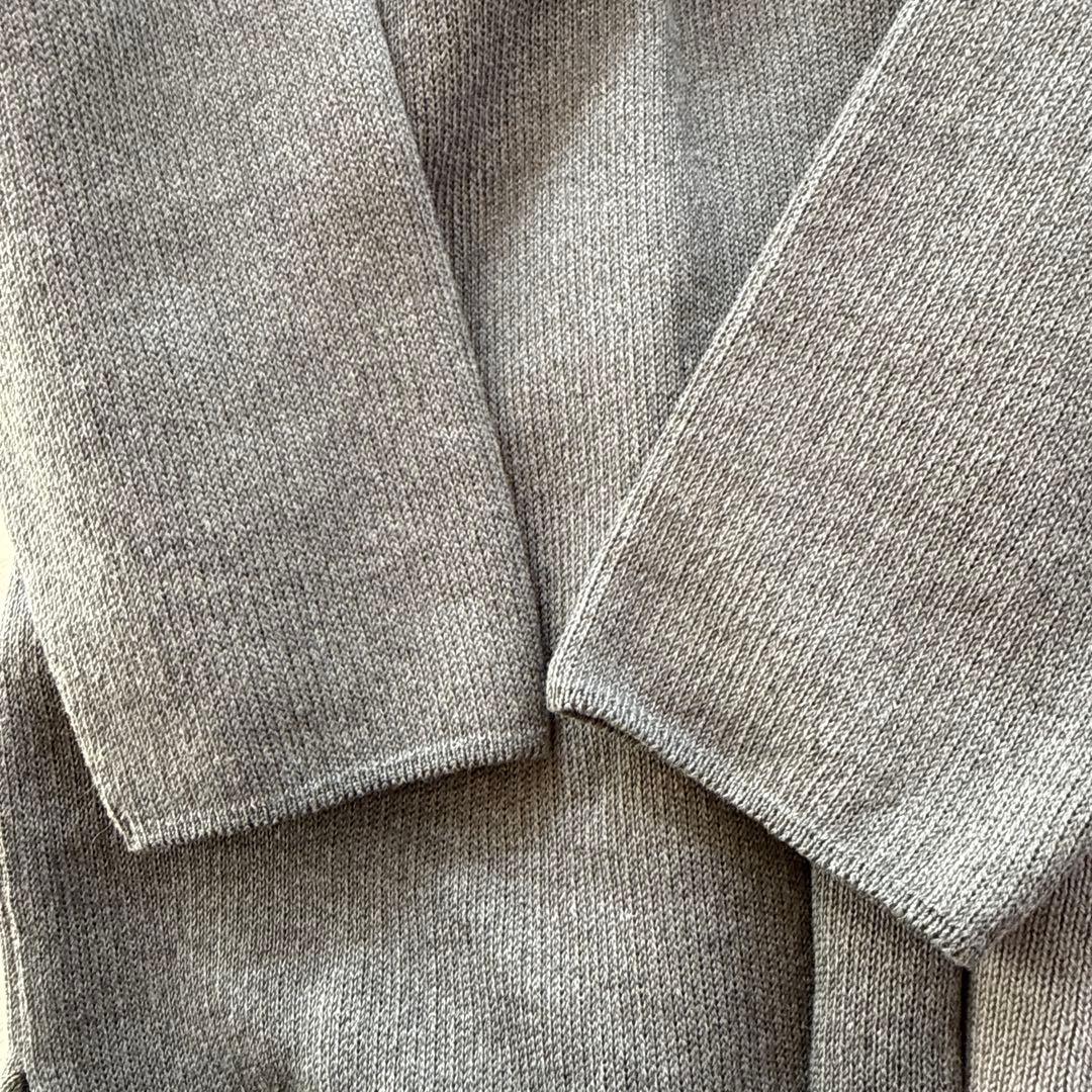 ドゥーズィエムクラス Twins cottonショートガウン コットン グレー