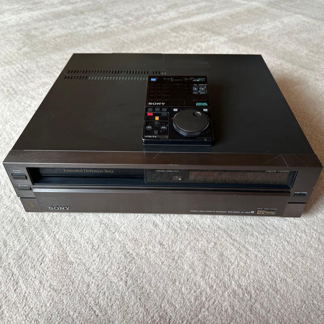 SONY EDβビデオデッキ EDV-8000（ジャンク）
