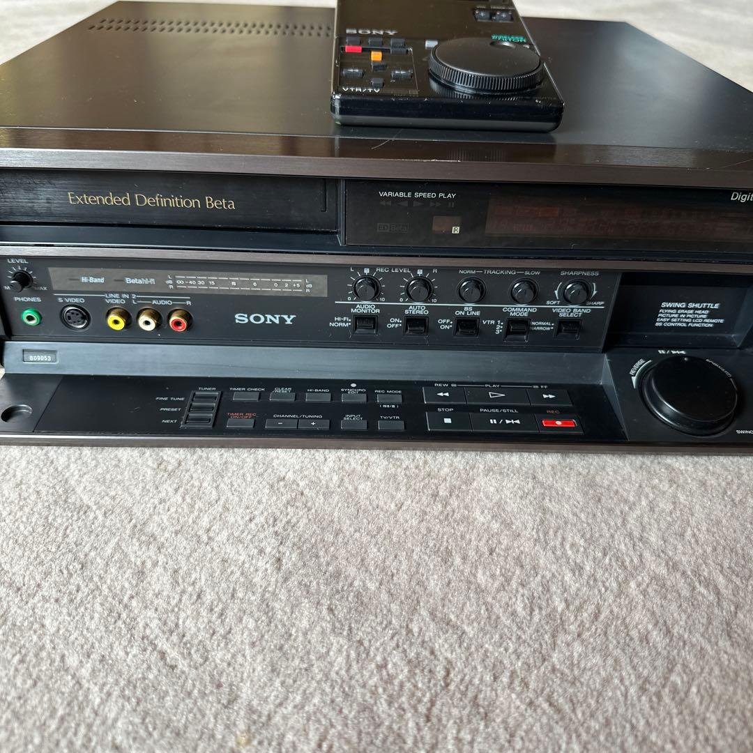 SONY EDβビデオデッキ EDV-8000（ジャンク）