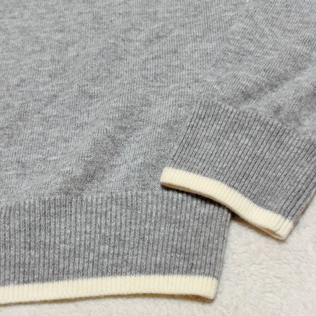 未使用　アルチビオ　ニット　セーター　ウール　モックネック　グレー