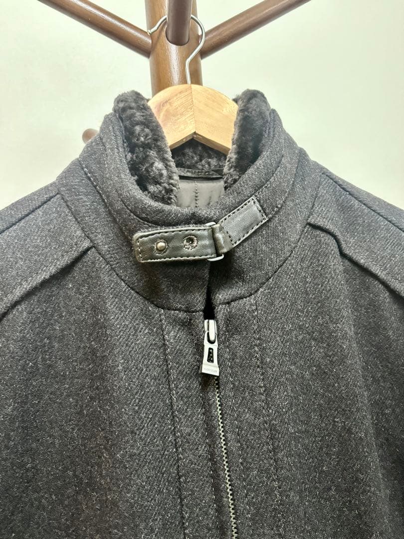 Hugo boss ダークグレー ジャケット ウール