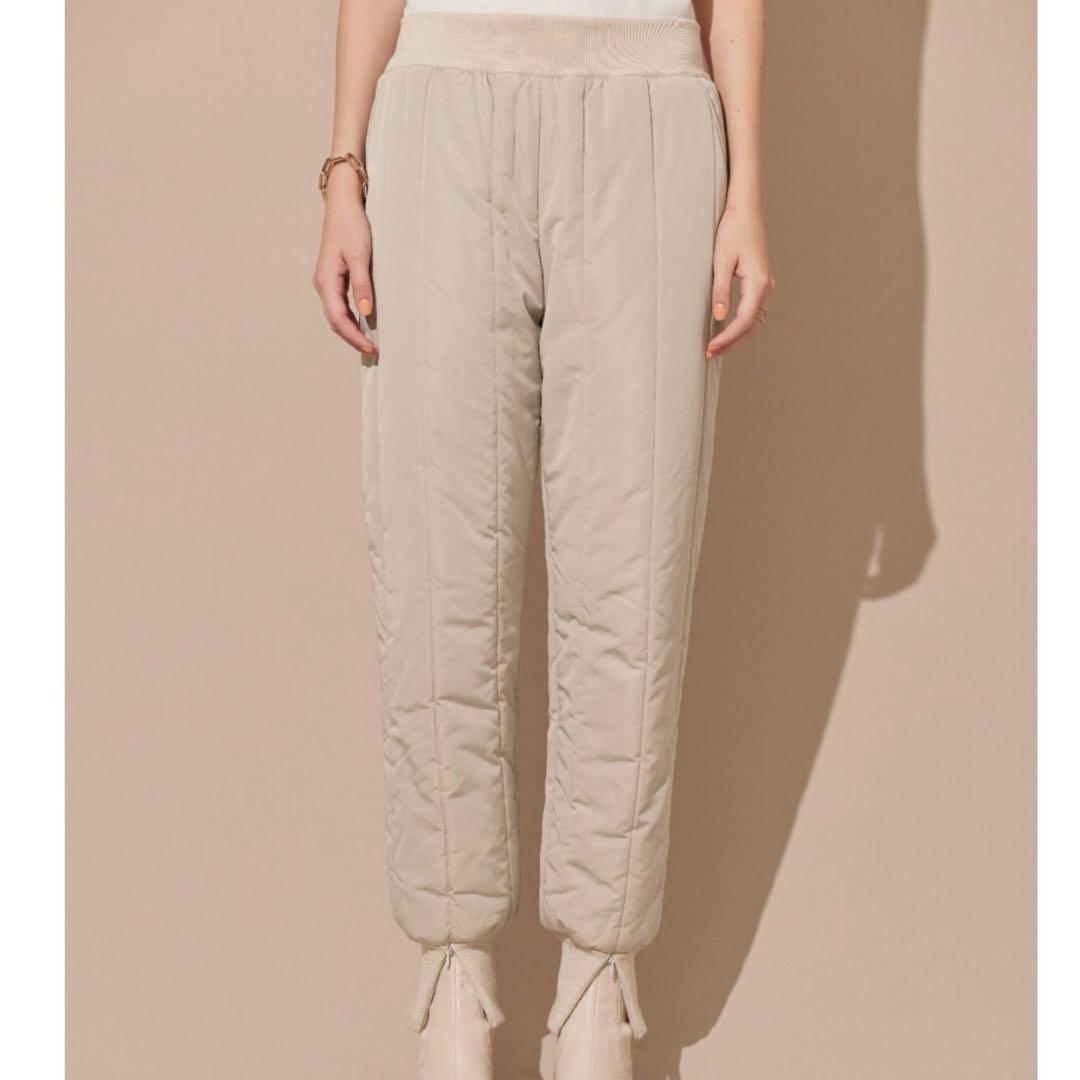 アリシアスタン　キルティングパンツ