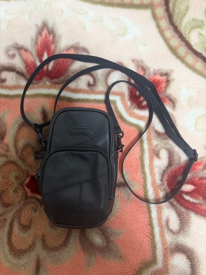 バッグ supreme Patchwork Leather Shoulder Bag