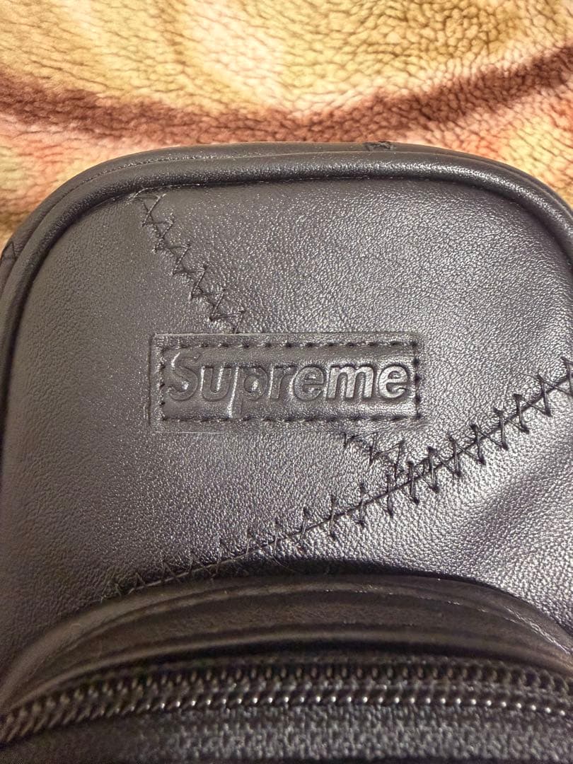 バッグ supreme Patchwork Leather Shoulder Bag