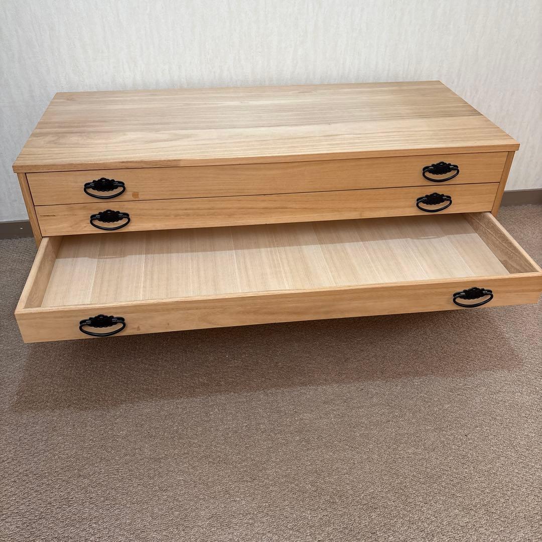 5段桐ダンス　桐箪笥　着物タンス