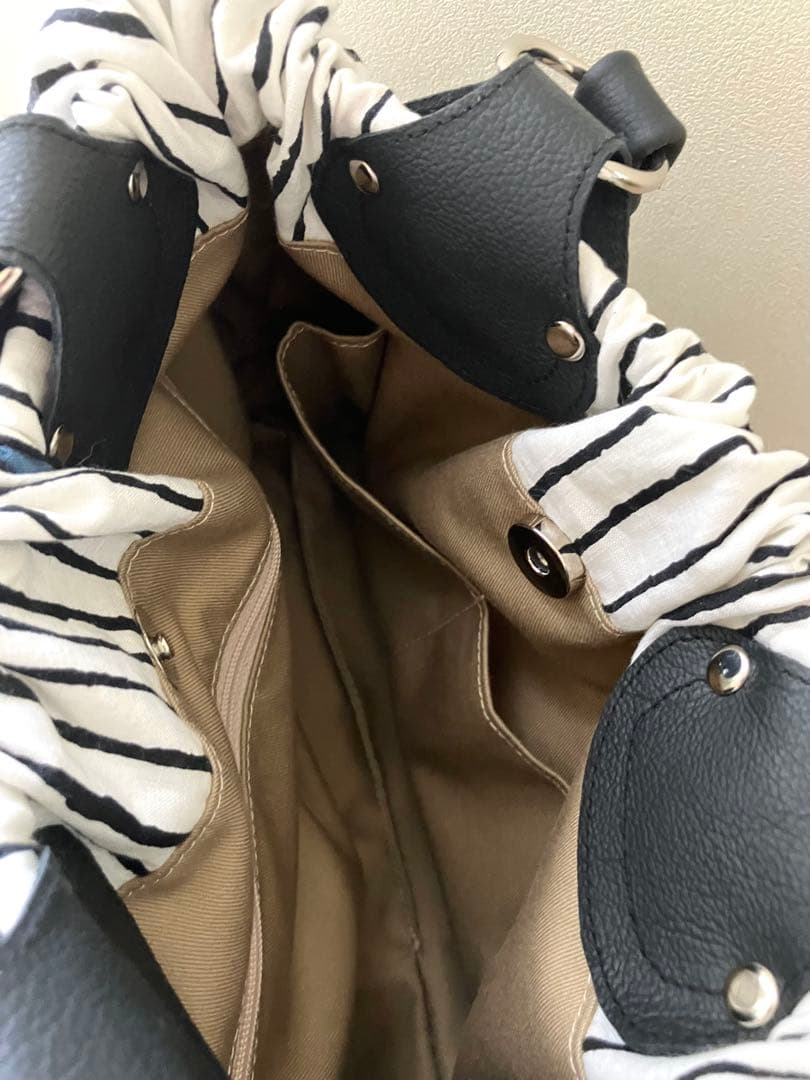 ハンドメイド swing巾着バッグ