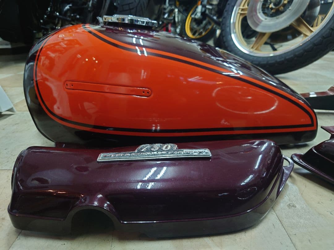 カワサキ Z2取り外し タンク 外装セット