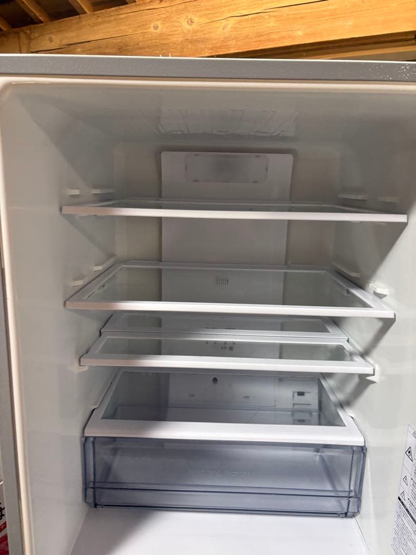 送料設置無料　アクア　AQR-36J シルバー フレンチドア冷凍庫冷蔵庫